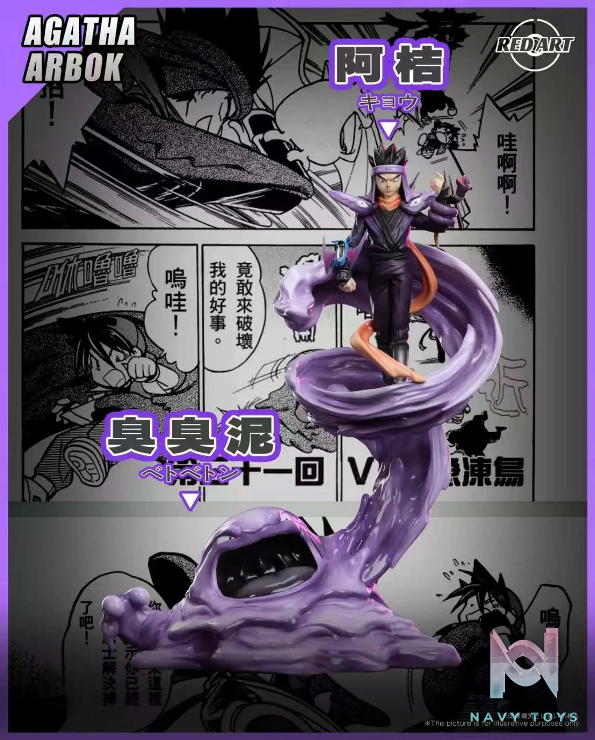 Red Art Studio – Special Edition Koga X Muk Pokémon