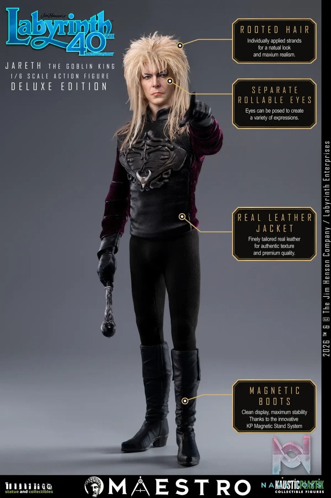 Infinite Statue – LABYRINTH JARETH THE GOBLIN KING 1/6 SCALE ACTION FIGURE (Licensed)