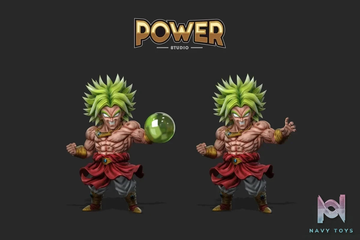 Power Studio - Dragon Ball wcf 1st Broly resin statue Navy Toys anime figure