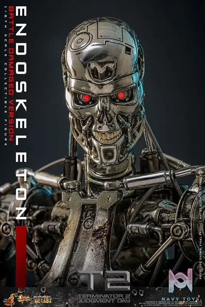 HOTTOYS – Movie Masterpiece DIECAST 1/6 Endoskeleton (Battle Damage) MMS840D77 (Licensed)