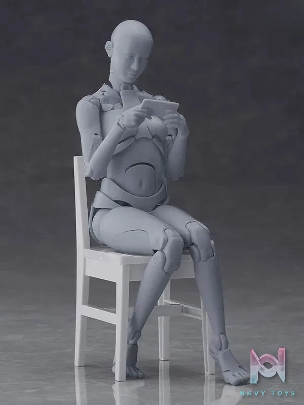Max factory – Nishimura Style Drawing Doll Olive Gray X Olive FLESH (Licensed)
