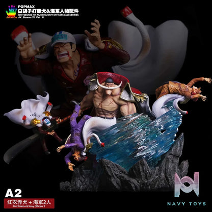 Jacksdo Studio – POPMAX Edward Newgate Akainu & Navy Officers Accessories (excluding figures)