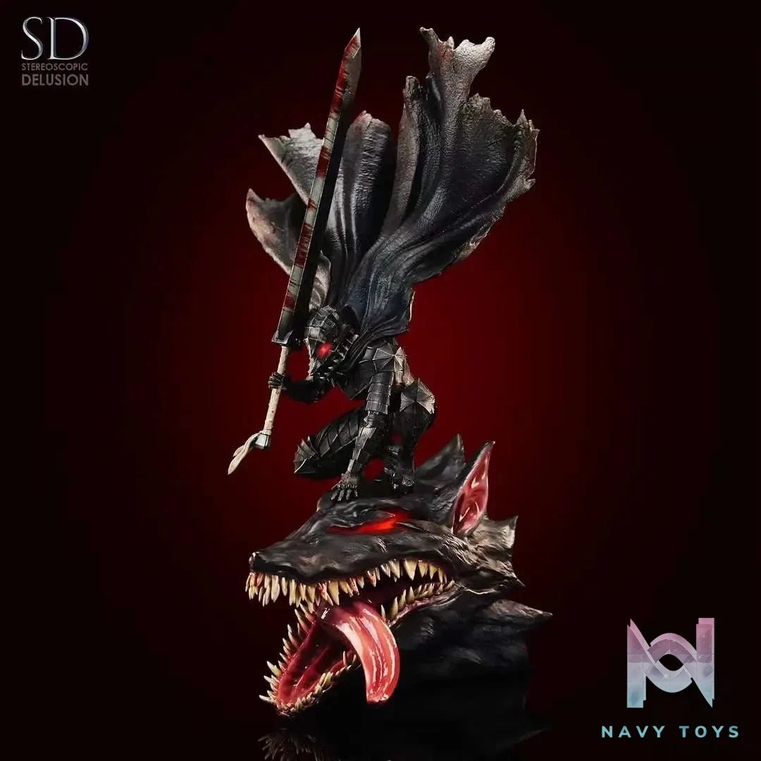 Guts - Berserk - Stereoscopic Delusion Studio resin statue Navy Toys anime figure