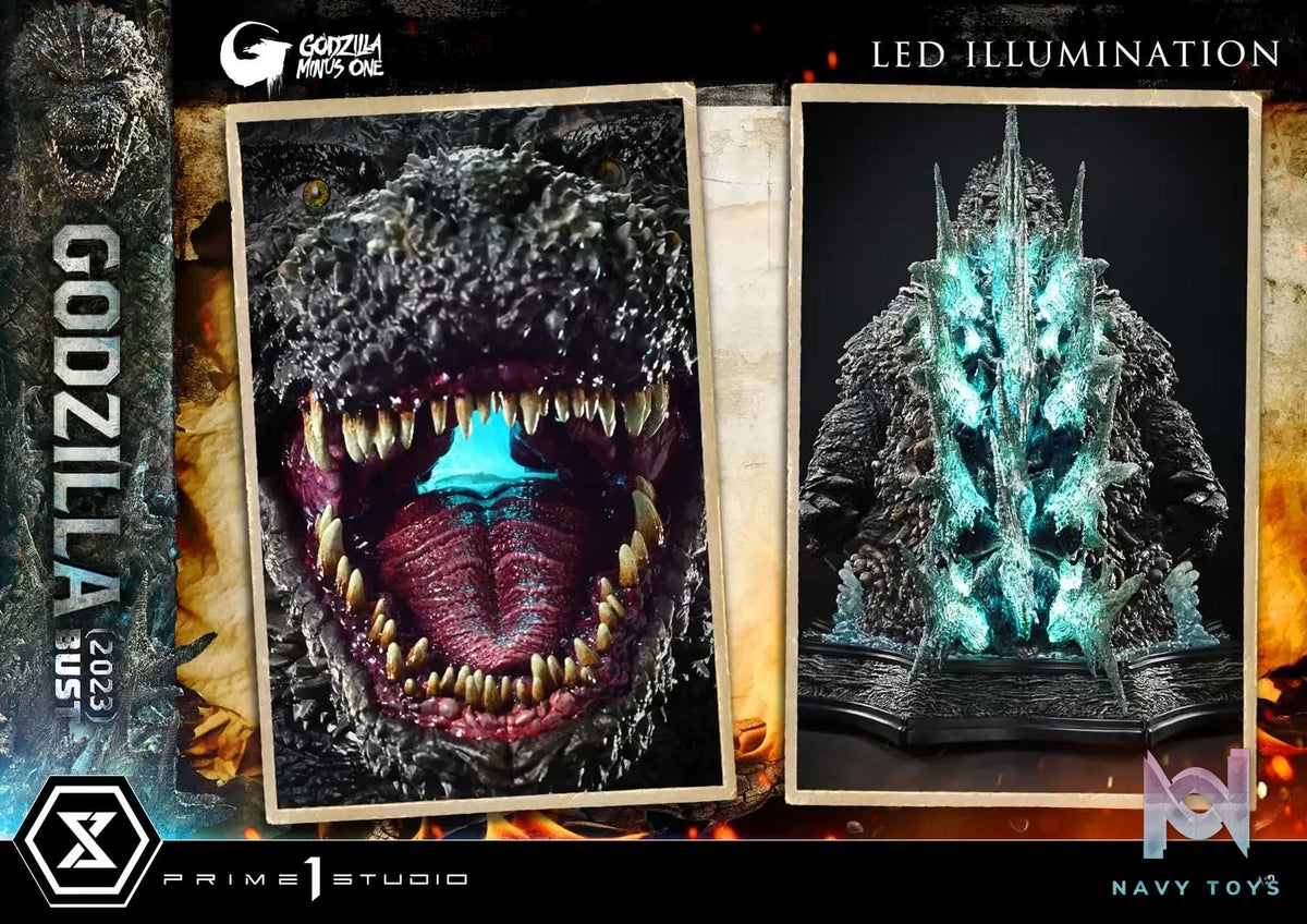 Prime 1 Studio – Life Size Bust GODZILLA MINUS ONE (Film) Godzilla (2023) LSGMO-01 LSGMO-01S (Licensed)