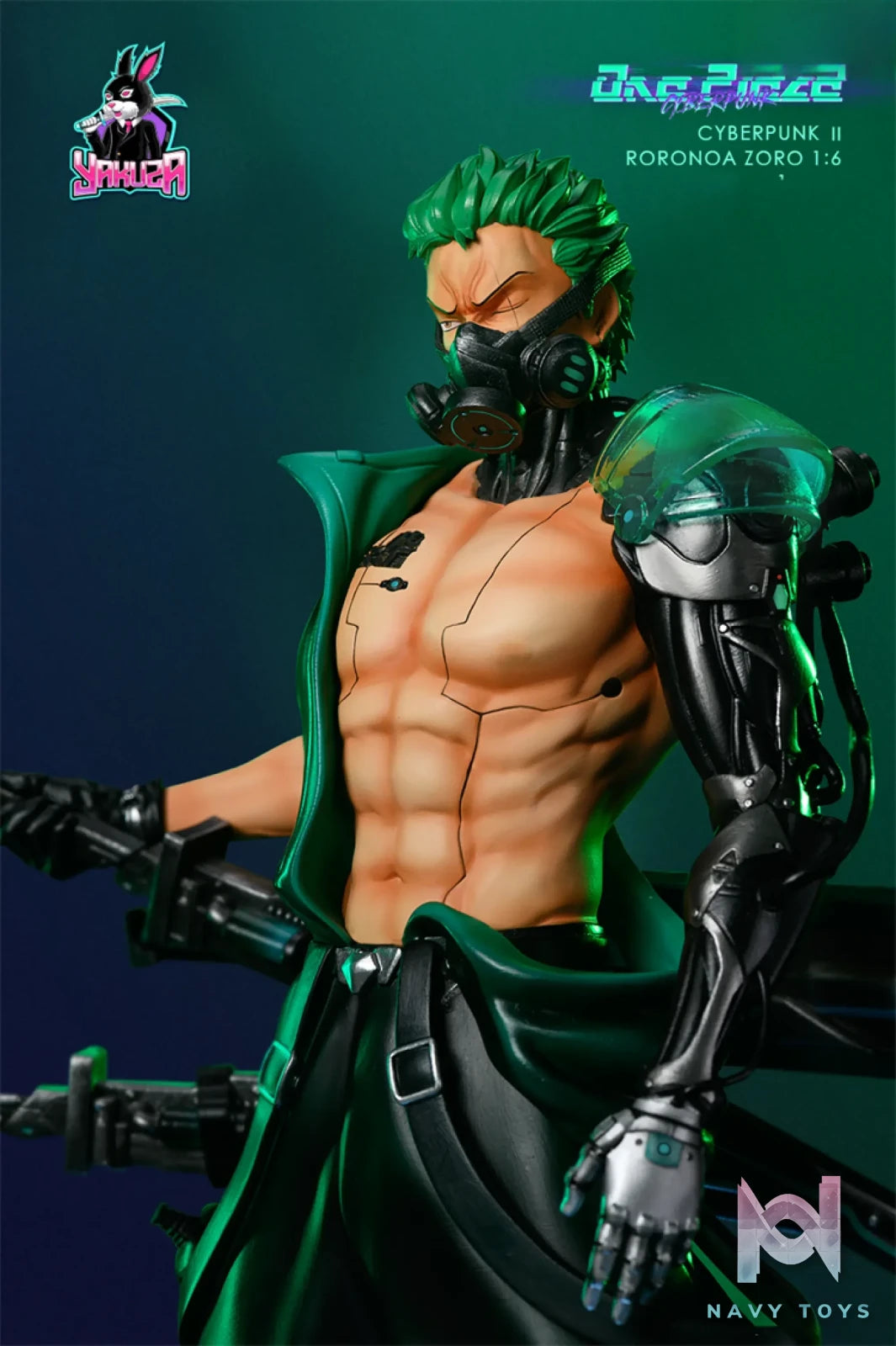Yakuza Studio – One Piece Cyberpunk Series Roronoa Zoro
