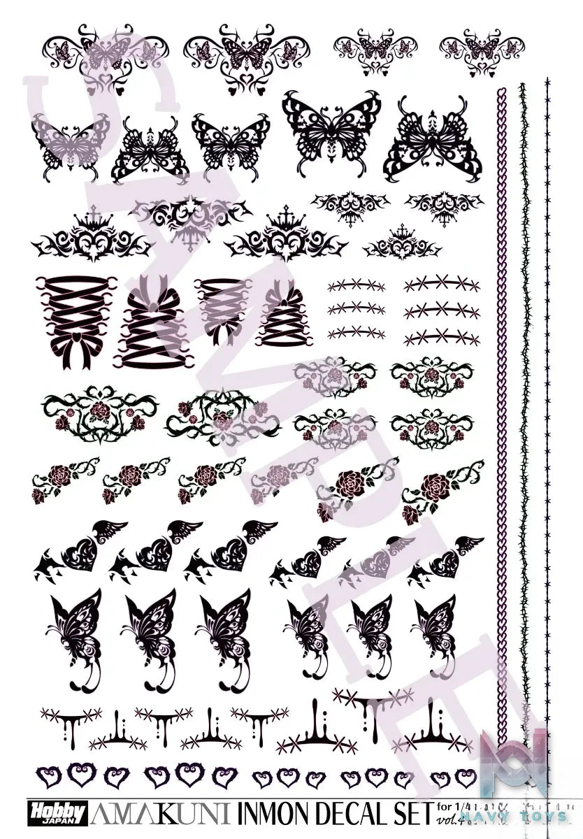 HOBBY JAPAN – INMON Decal Set Vol.1 X Vol.2 X Vol.3 X Vol.4 (Licensed)
