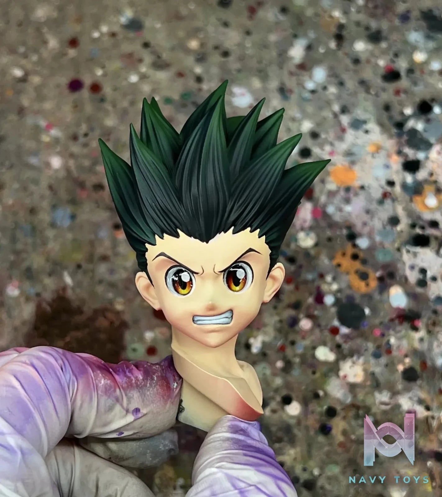 Aftershock Studio & Fibonacci Studio - HUNTER × HUNTER Killua Zoldyck & Gon Freecss resin statue Navy Toys anime figure