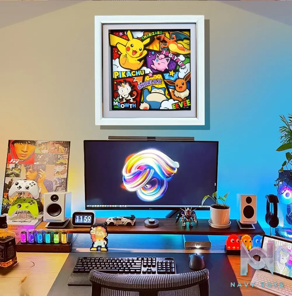KALA HOME Studio – Pokémon Multiple Characters #11 3D Decorative Painting Pokémon
