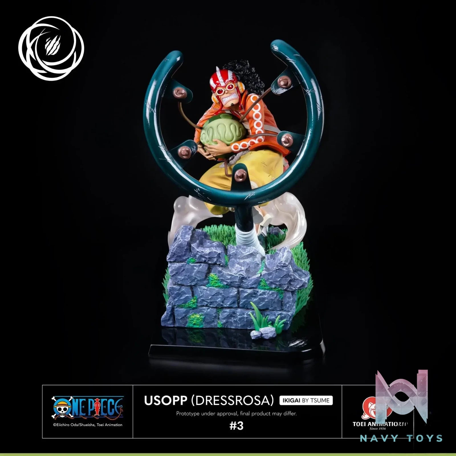 Tsume Studio - Usopp (Dressrosa) Ikigai 1/6 Scale Statue IKIGAI (Licensed) resin statue Navy Toys anime figure