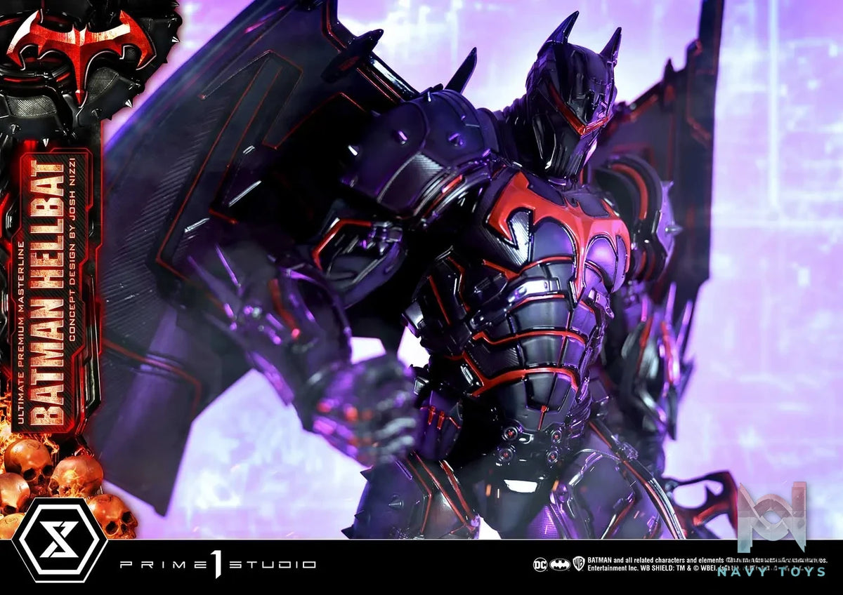 Prime 1 Studio – Ultimate Premium Masterline Batman (Comics) Batman Hellbat Concept Design by Josh Nizzi UPMDC-06 UPMDC-06DX UPMDC-06DXS (Licensed)