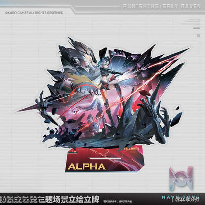 KURO GAMES – Punishing: Gray Raven Frame Theme Scene Illustration Stand (Licensed)