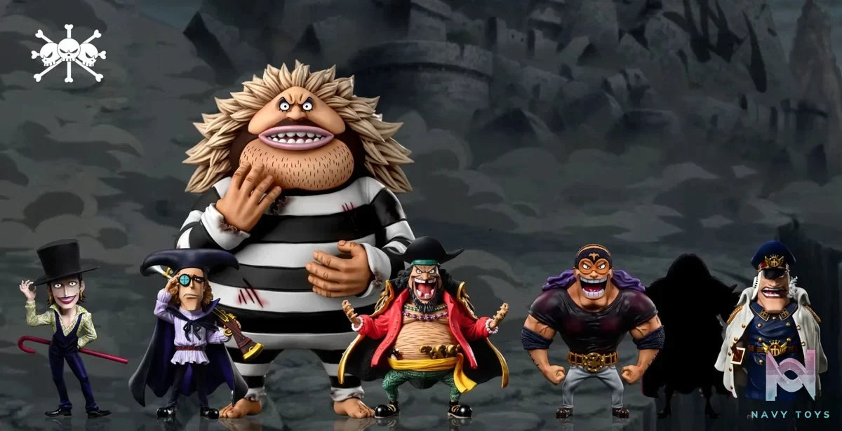 A+ Studio - One Piece Summit War Saga Blackbeard Pirates Sanjuan Wolf resin statue Navy Toys anime figure