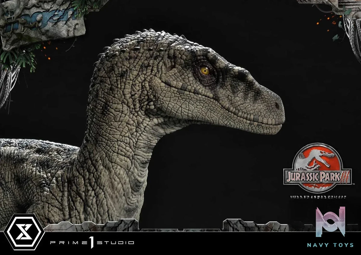 Prime 1 Studio – Legacy Museum Collection Jurassic Park III (Film) Velociraptor Female LMCJP-11 LMCJP-11S (Licensed)