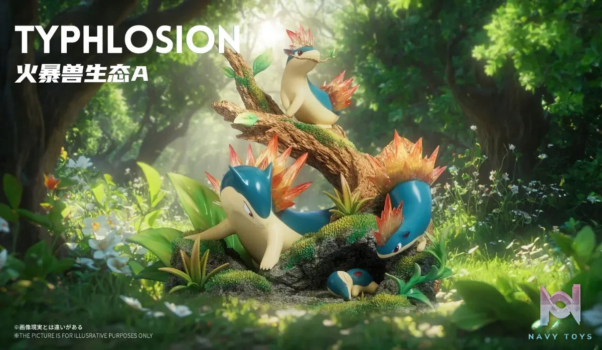 Sk Studio – Pokémon Ecological Series Typhlosion Evolution Set