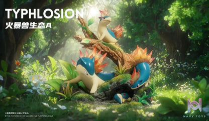 Sk Studio – Pokémon Ecological Series Typhlosion Evolution Set