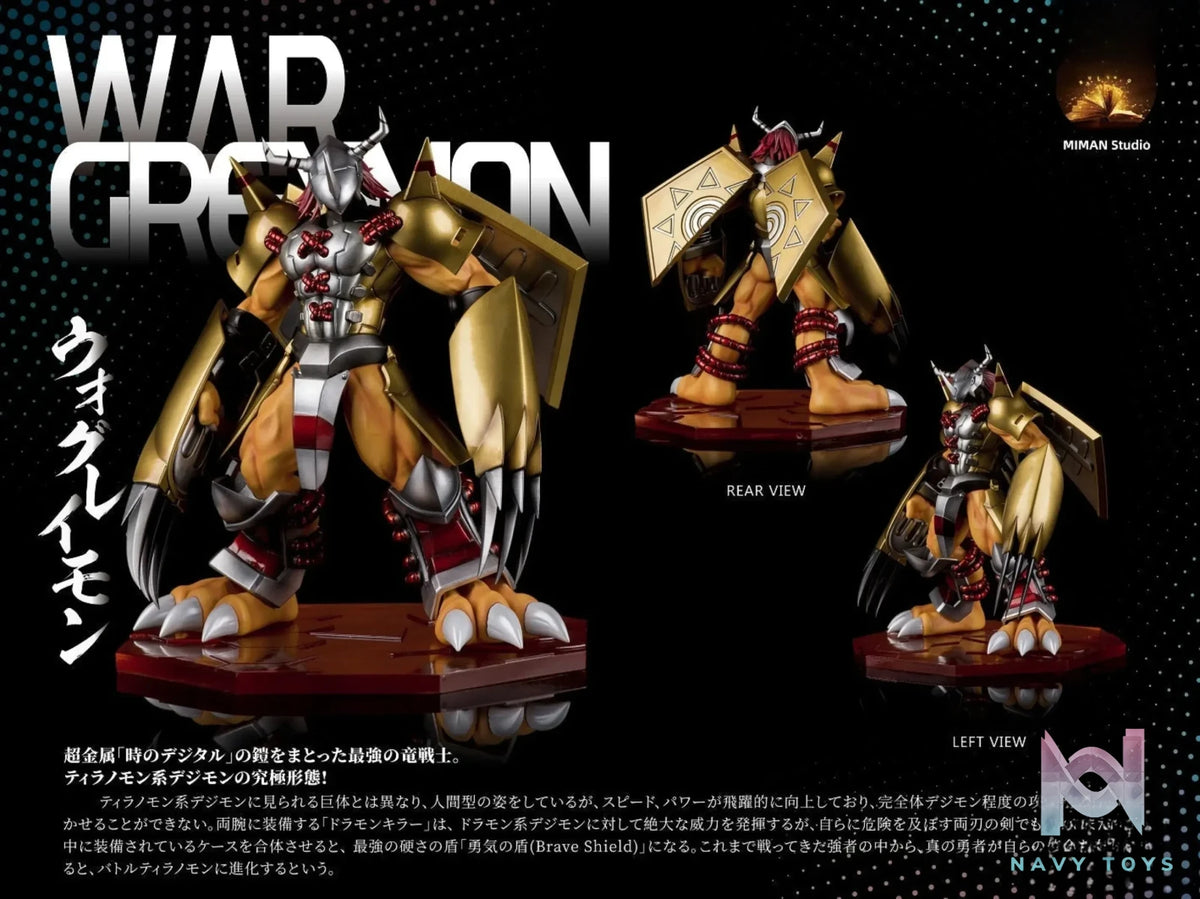 Mi Man Studio – Digimon WarGreymon and Agumon