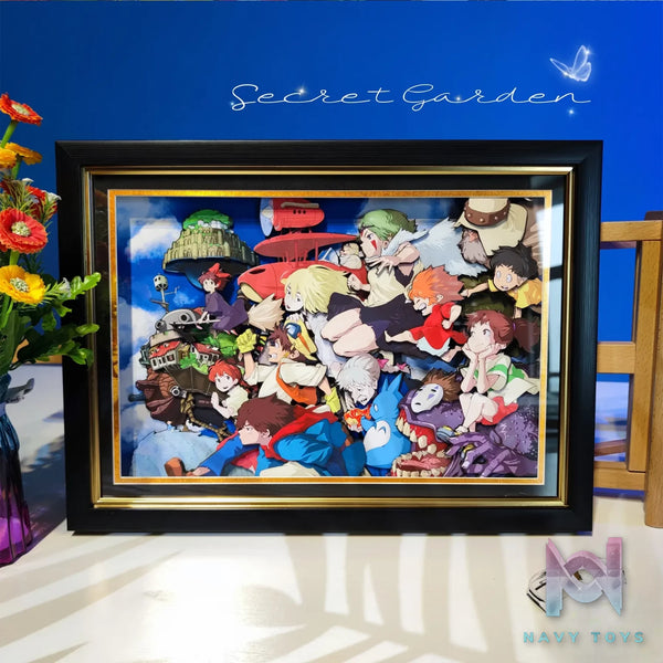 Yu Zhi Jiang Studio – Hayao Miyazaki Works Collection Series #2 3D Decorative Painting