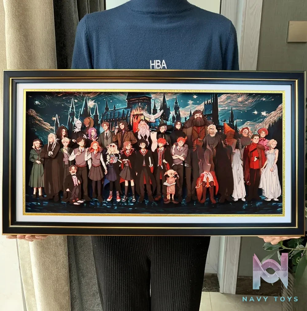 KALA HOME Studio – Harry Potter Multiple Characters #01 3Decorative Painting Harry Potter