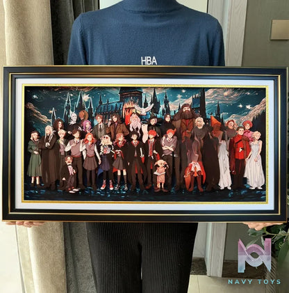 KALA HOME Studio – Harry Potter Multiple Characters #01 3Decorative Painting Harry Potter