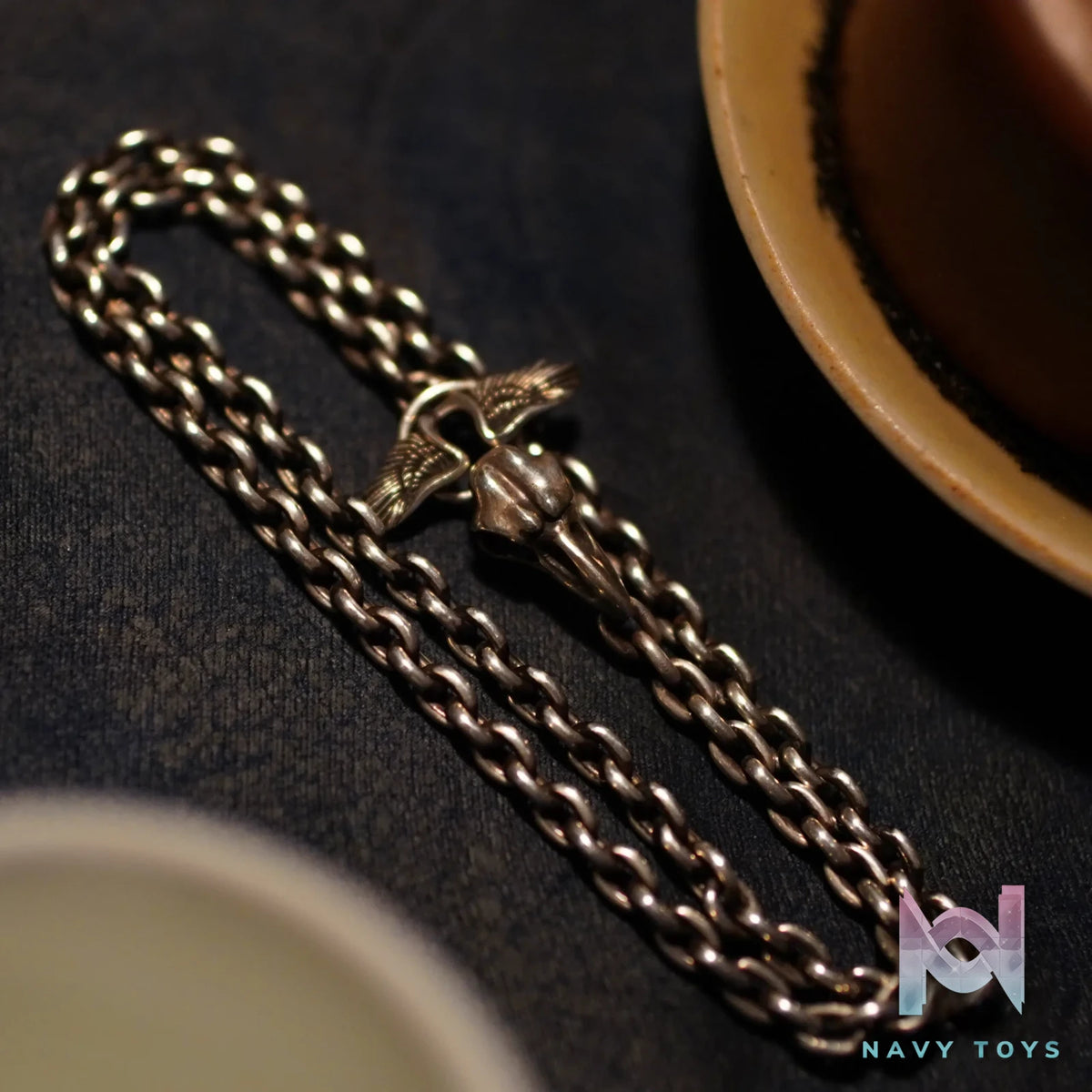 Raven Studio (silver jewelry) – Original Design 5.5mm Raven Exclusive Curb Chain Necklace Original