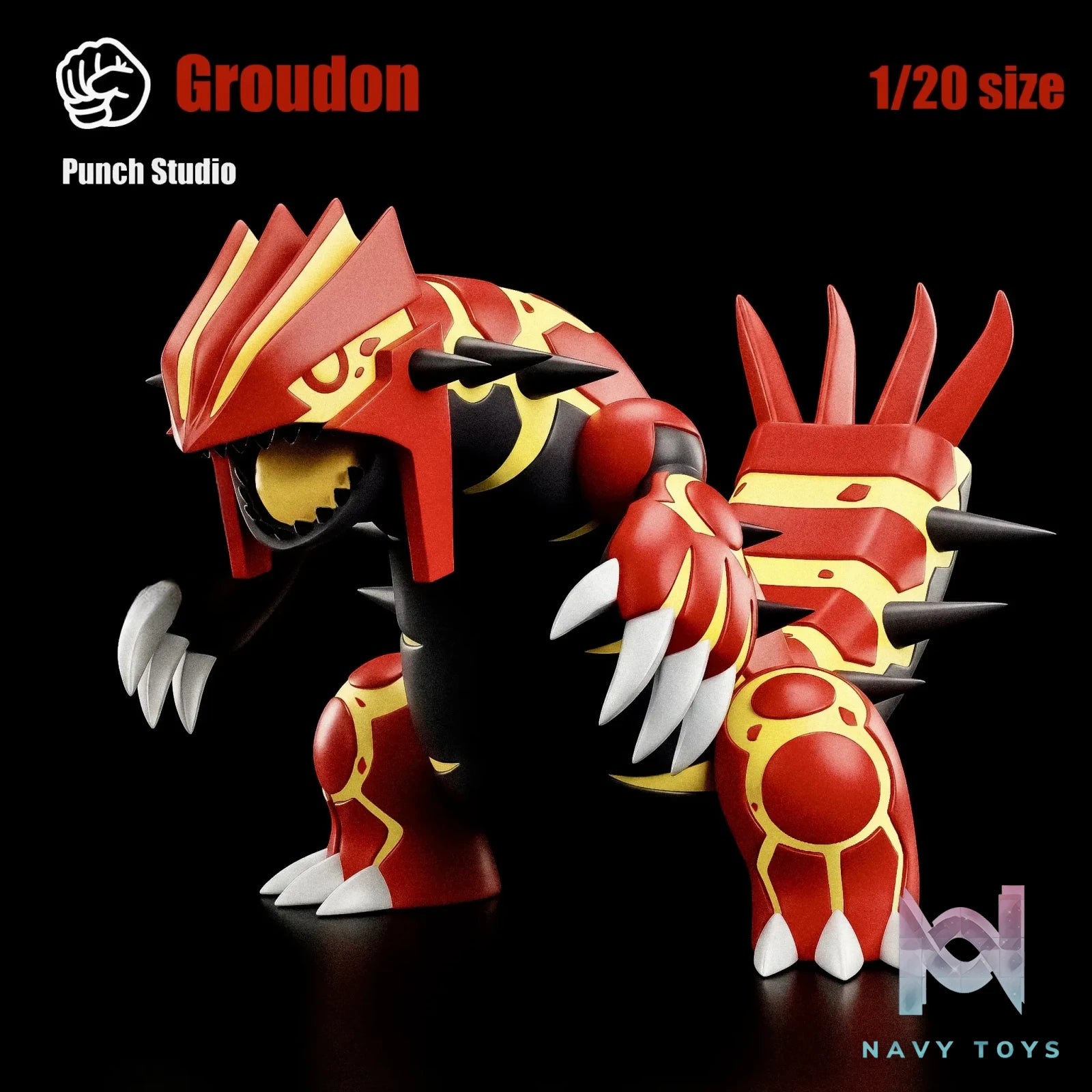Punch Studio – Groudon Primal Reversion Pokémon