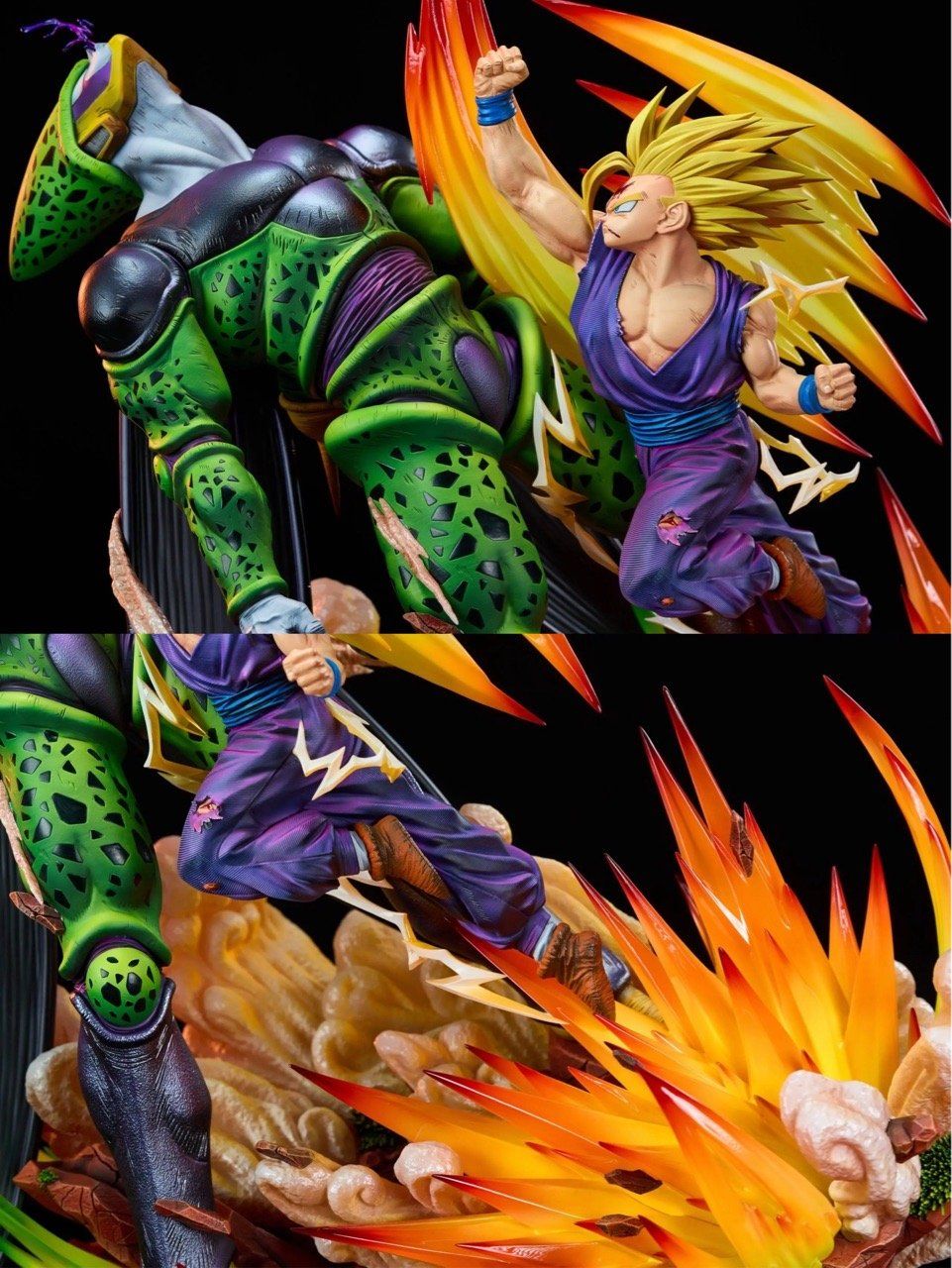 Gohan vs Cell - Dragon Ball - KD Collectibles resin statue kd collectibles anime figure