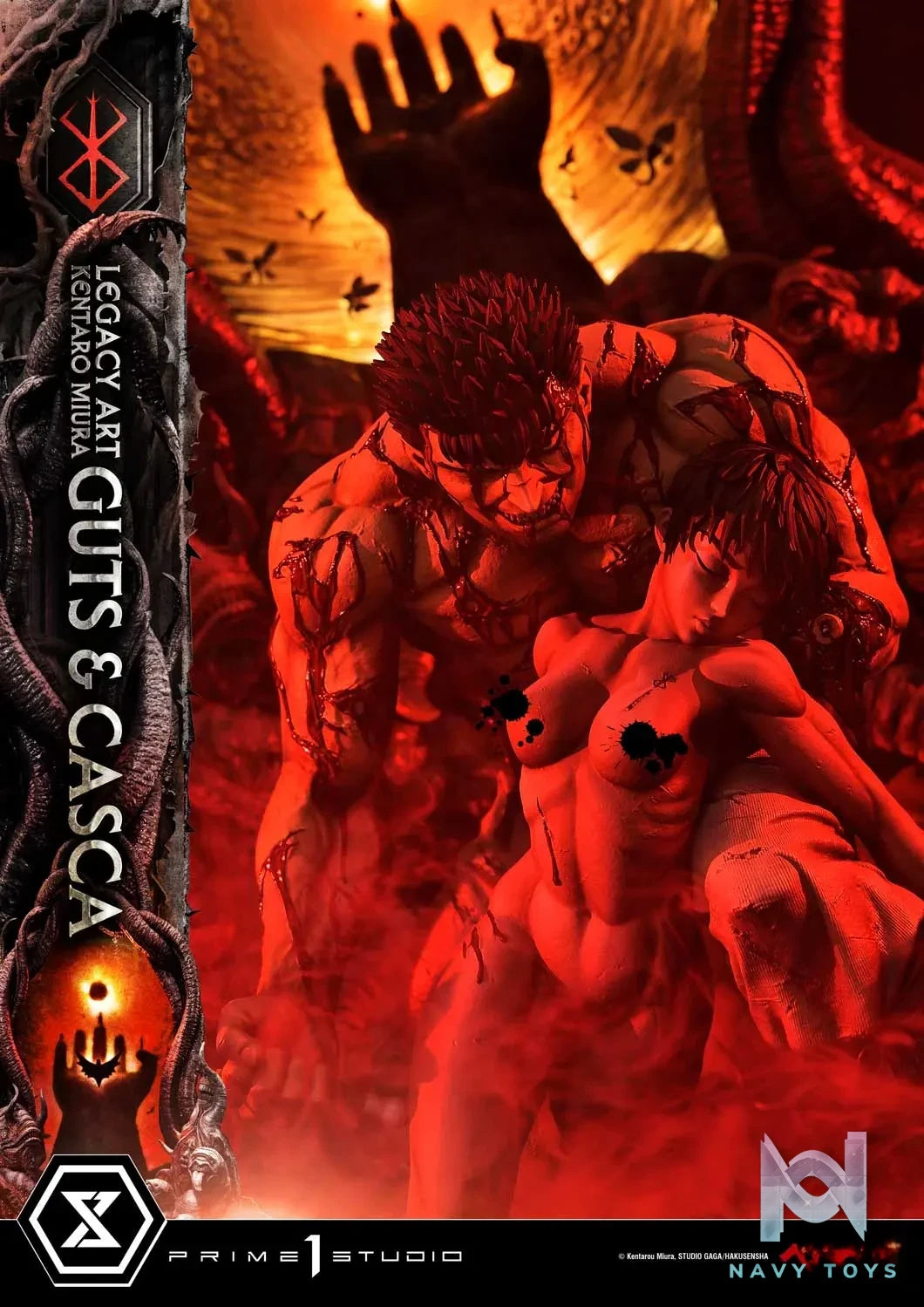 Prime 1 Studio – Legacy Art “Kentaro Miura” Berserk Guts & Casca LABR-03 LABR-03S