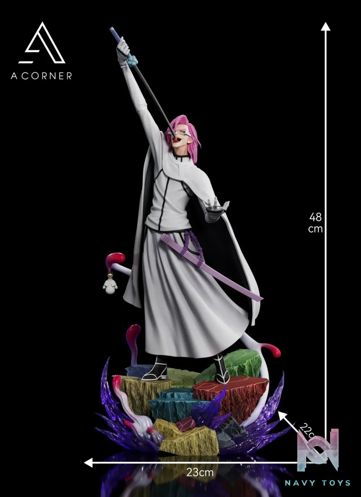 A Corner Studio - Espada Series No.5 x No.8 x No.0 Bleach resin statue Navy Toys anime figure