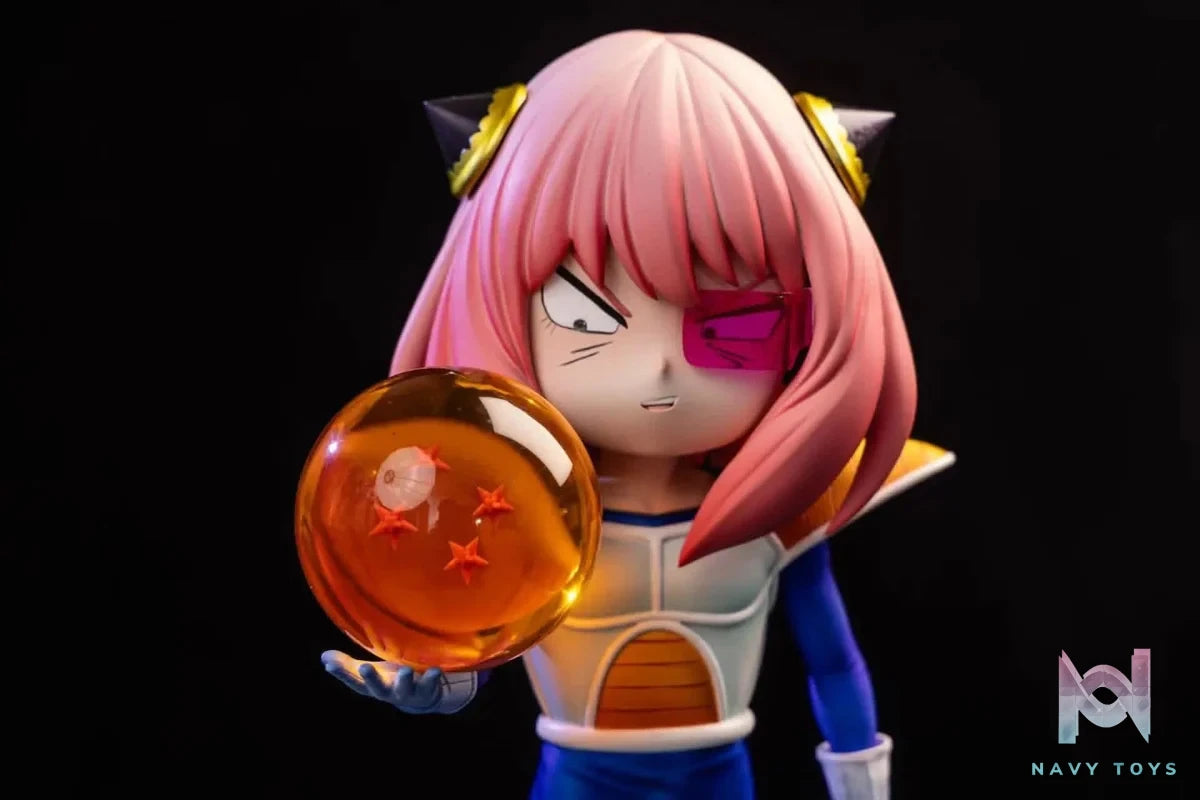 Anya Cosplay Vegeta resin statue Tsu studio anime figure