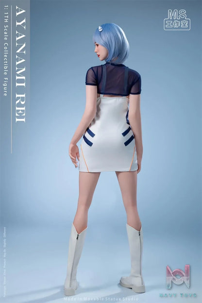 Movable Statue Studio – Neon Genesis Evangelion Realistic Anime 01 Rei Ayanami Fan Version MS-002A 1:1 Scale Life Size Figure