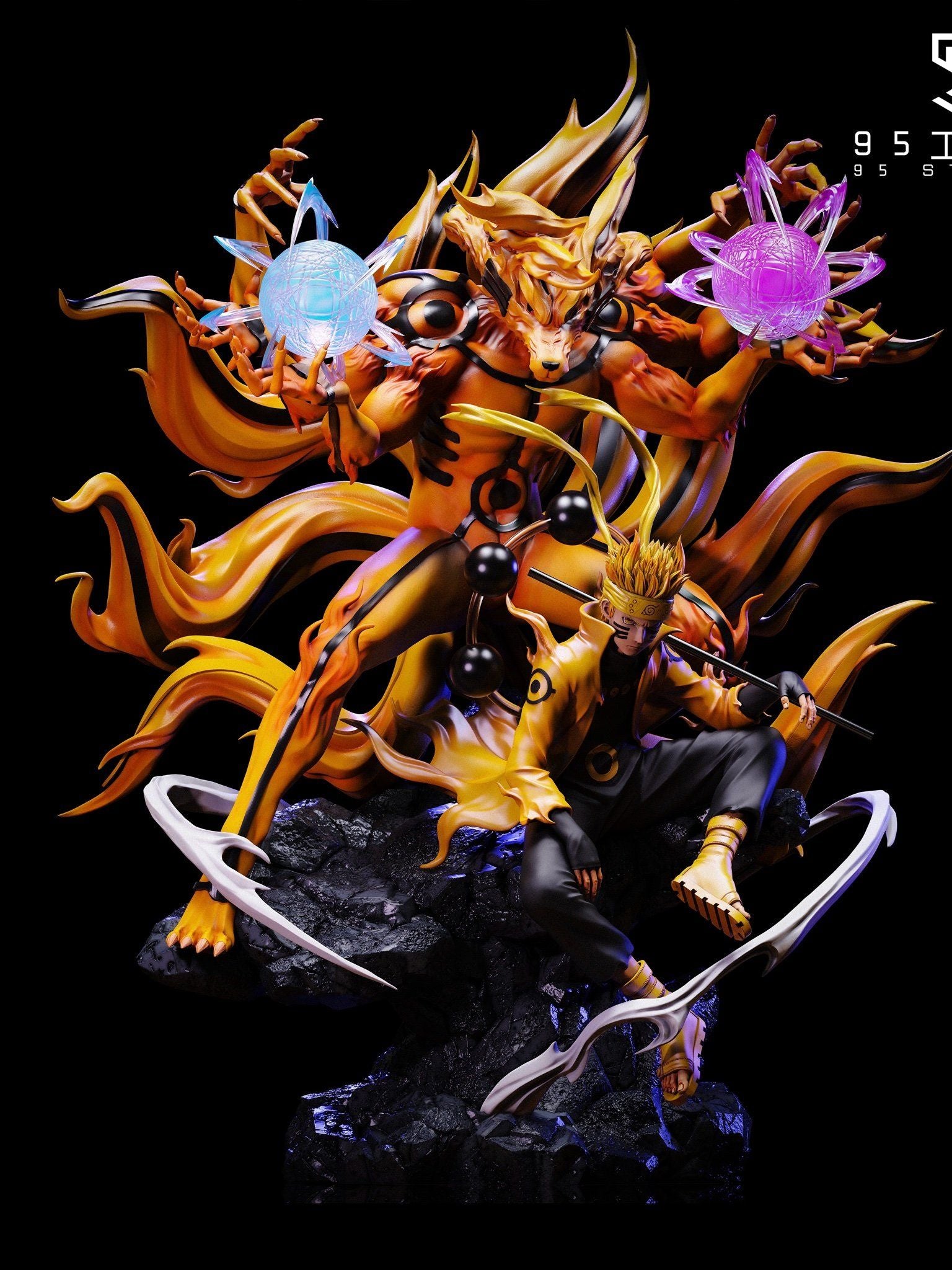 Naruto and Kurama - Naruto - 95 Studio resin statue 95 Studio anime figure