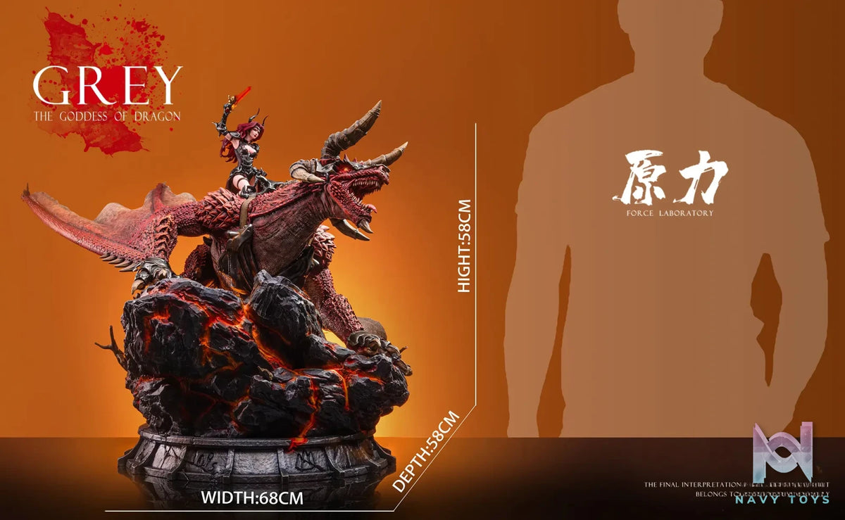 Force Studio – Original Dragon Daughter – Gray (Licensed)