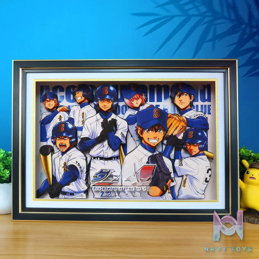 KALA HOME Studio – Ace of Diamond Multiple Characters #03 3Decorative Painting Ace of Diamond