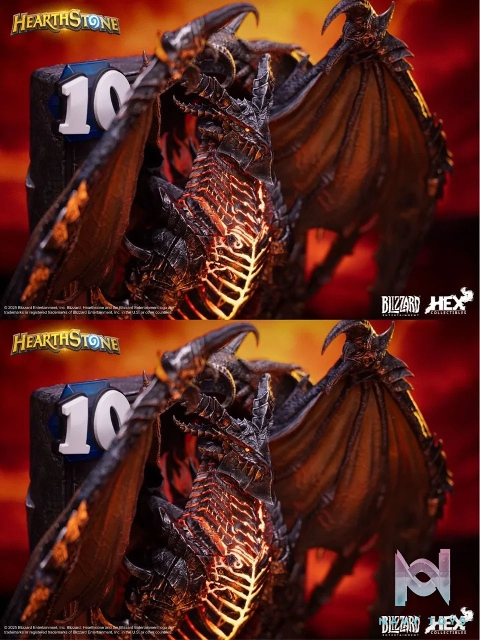Deathwing Art - Heartstone - Blizzard Entertainment & HEX Collectibles resin statue Blizzard Hearthstone anime figure