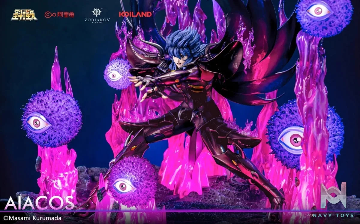 Zodiakos Studio - Saint Seiya Aiacos Masami Kurumada (Licensed) resin statue Navy Toys anime figure