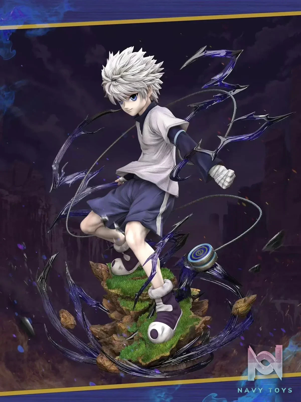 Hunter Fan Studio - Hunter x Hunter Killua Zoldyck 2.0 resin statue Navy Toys anime figure