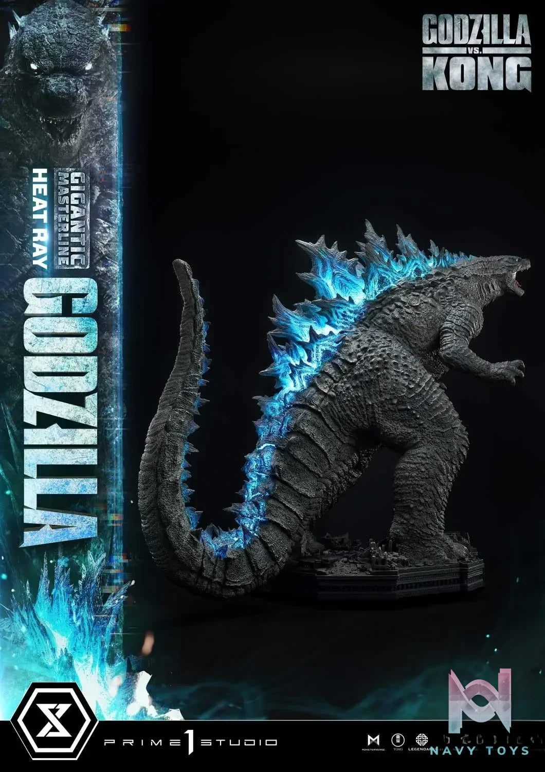 Prime 1 Studio – Gigantic Masterline Godzilla vs Kong Heat Ray Godzilla GMGVK-02 (Licensed)