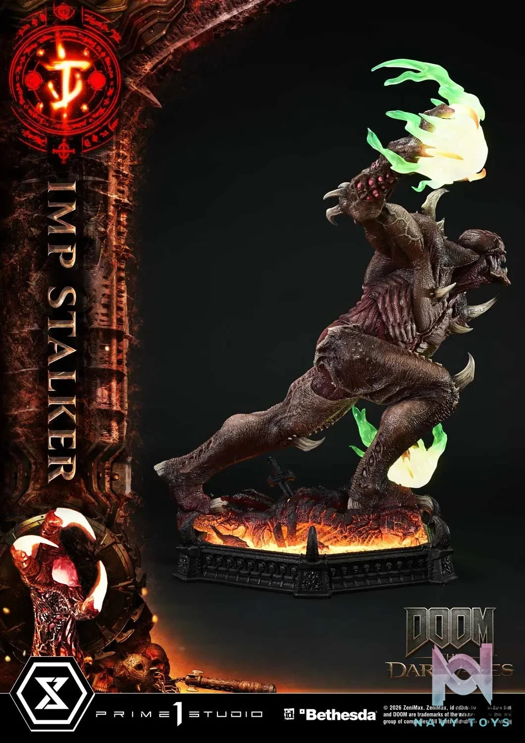 Prime 1 Studio – Ultimate Premium Masterline DOOM: The Dark Ages Imp Stalker UPMDOOM-02 UPMDOOM-02S (Licensed)