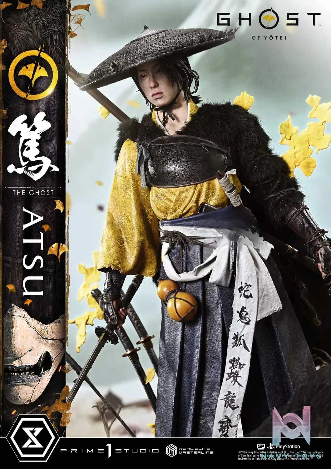 Prime 1 Studio – Real Elite Masterline Ghost of Yotei Atsu 1/4 Statue REMGHOY-01 REMGHOY-01DX REMGHOY-01DXS (Licensed)