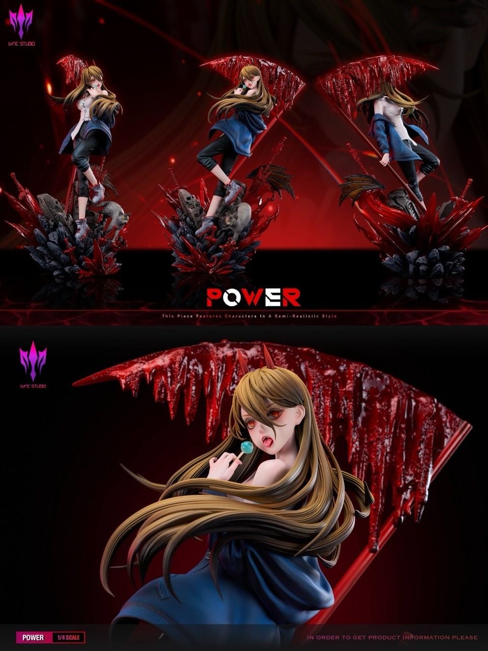 Power - Chainsaw Man - Lync Studio resin statue Lync Studio anime figure