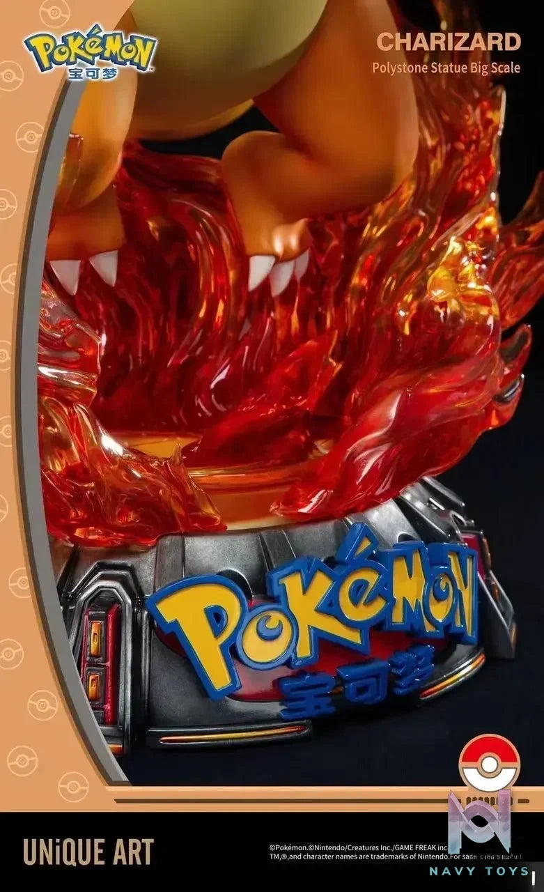 UNIQUE Art Studio - Pokemon Charizard Statue (Licensed) resin statue Navy Toys anime figure