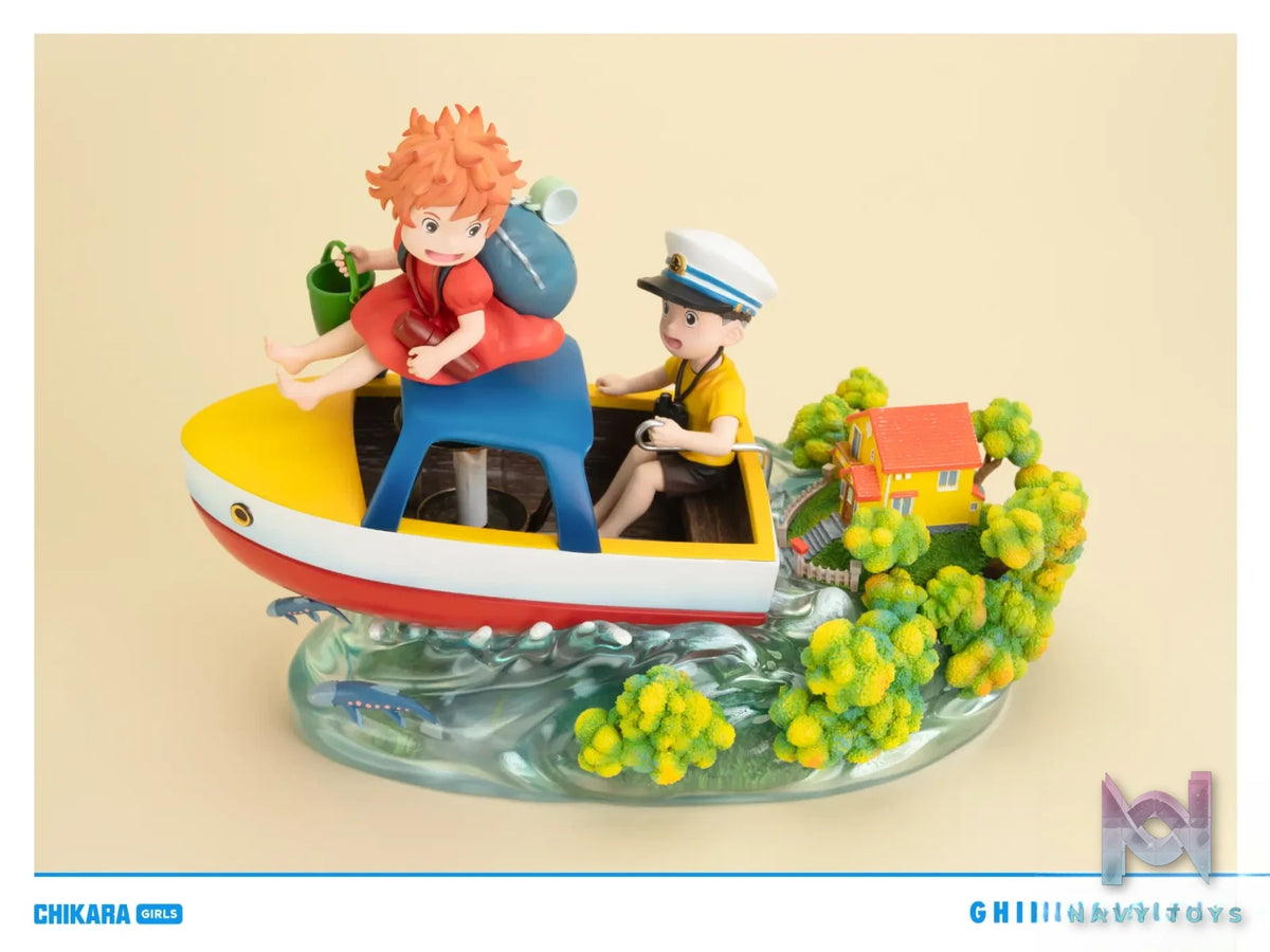CHIKARA Studio – Ponyo on the Cliff Desktop Series Ponyo on the Cliff