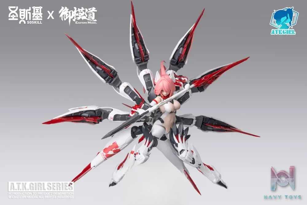 E-Model X SOSKILL – 1/12 Nine-Tailed Fox Daji Plastic Model Kit (Licensed)