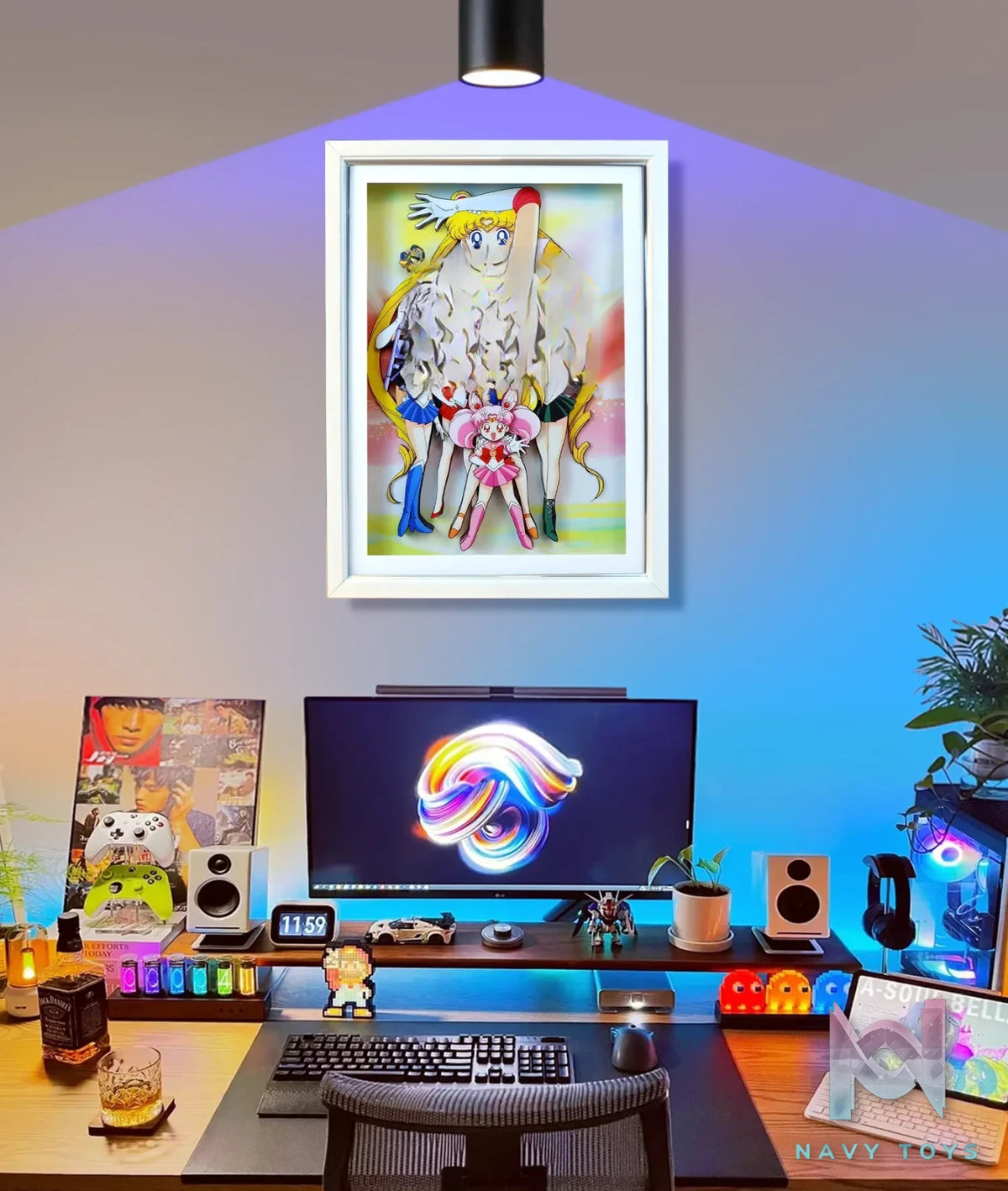 KALA HOME Studio – Sailor Moon Multiple Characters #03 3D Decorative Painting Sailor Moon