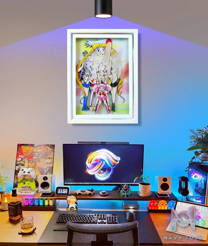 KALA HOME Studio – Sailor Moon Multiple Characters #03 3D Decorative Painting Sailor Moon