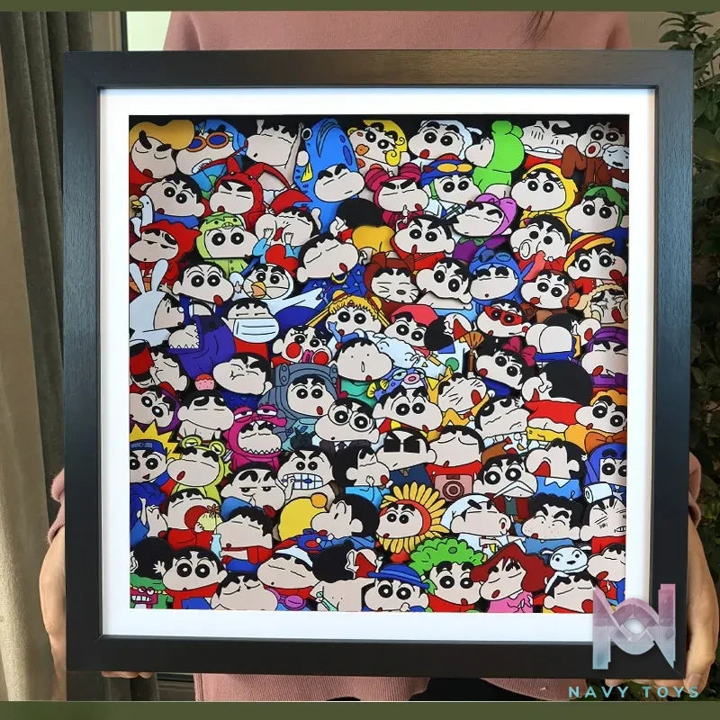 KALA HOME Studio – Crayon Shin-chan Cosplay Others 3D Decorative Painting Crayon Shin-chan