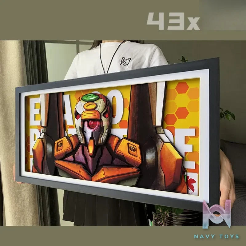 KALA HOME Studio – Evangelion Unit-00 3D Decorative Painting Neon Genesis Evangelion