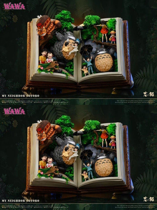 Hayao Miyazaki Book - My Neighbor Totoro - WAWA Studio resin statue WAWA Studio anime figure