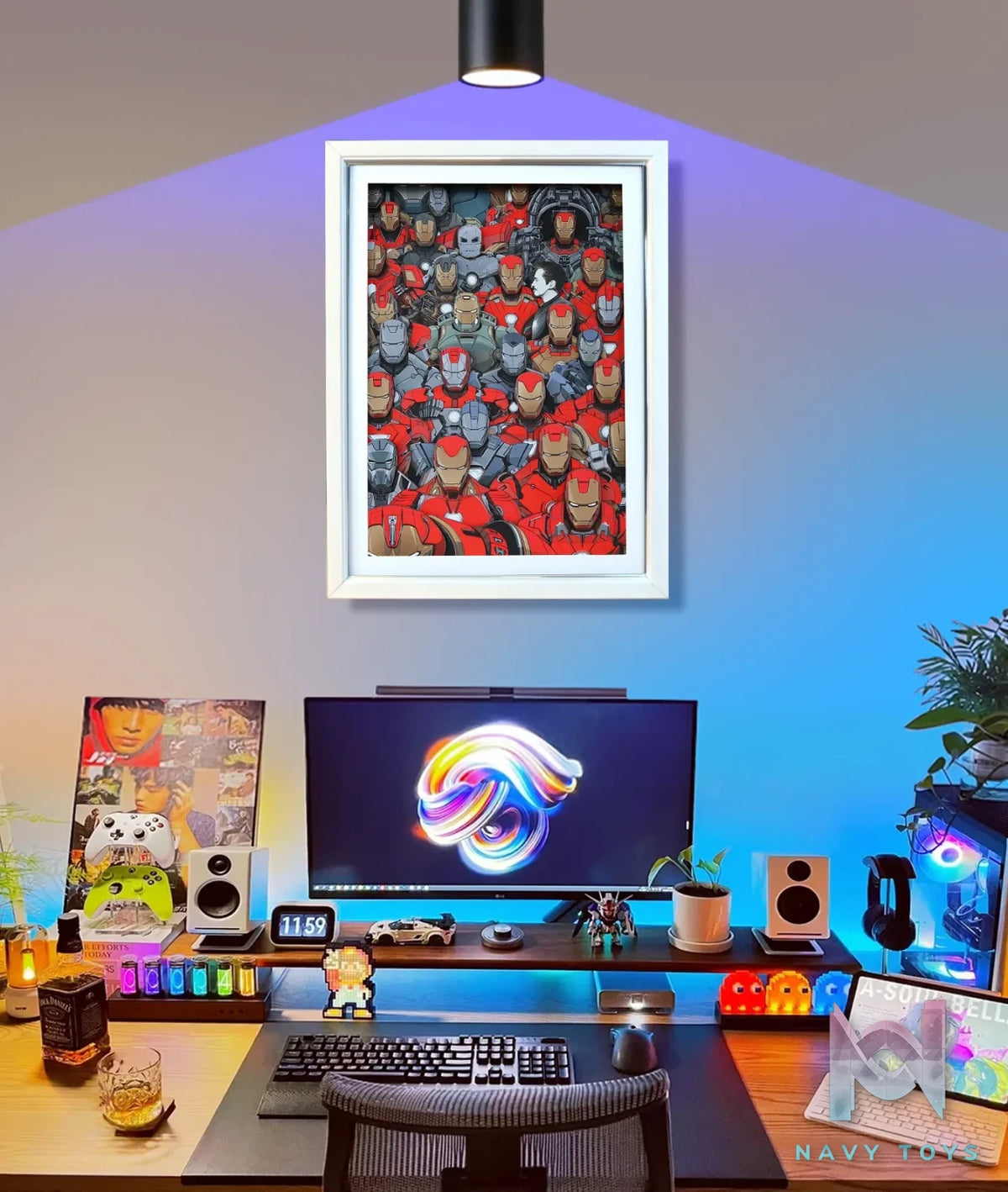 KALA HOME Studio – Iron Man Mark Series #03 3D Decorative Painting Marvel