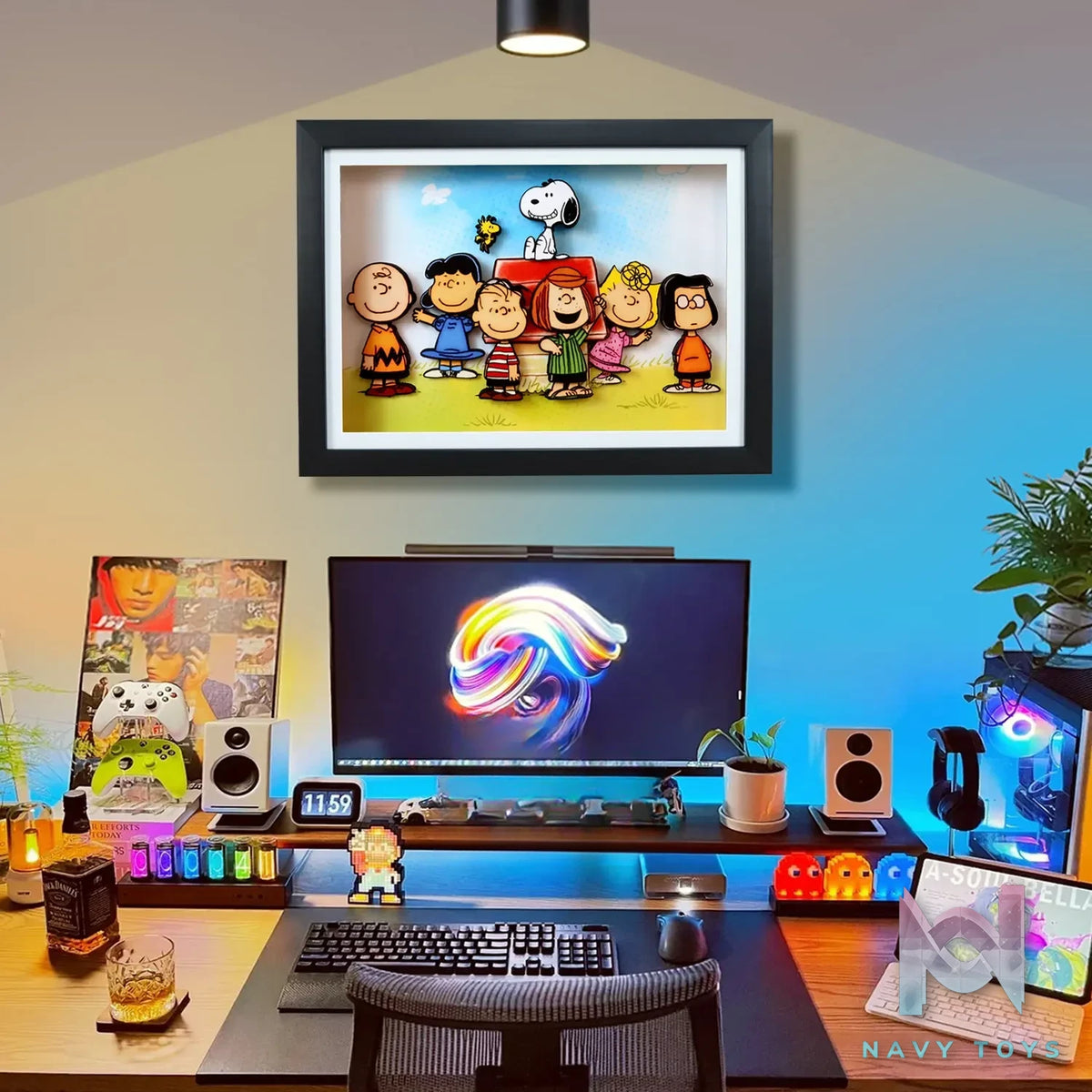 KALA HOME Studio – Peanuts Multiple Characters 3D Decorative Painting Peanuts